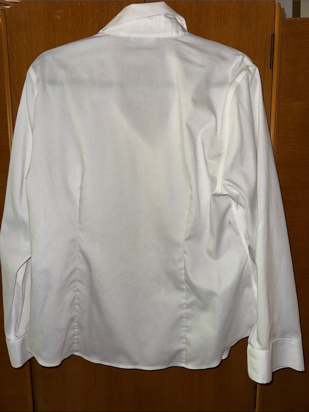 Jones New York White Tailored Button-Up Blouse - Picture 3 of 5